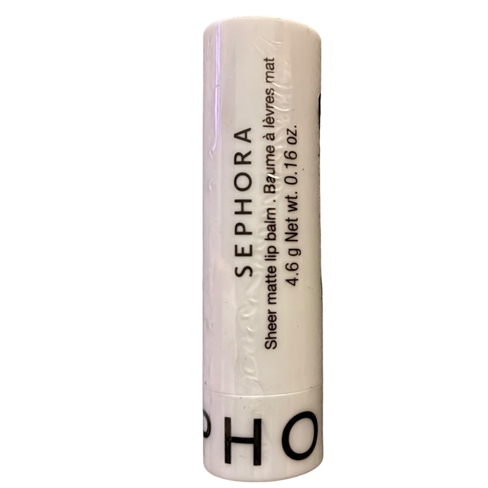 Sephora Collection Sheer Matte Lip Balm 00 Clear Shea Butter Hydrating New